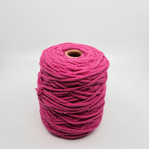 Macrame Cotton Rope - Hot Pink