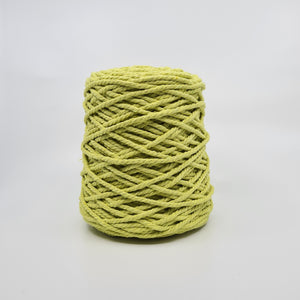 Macrame Cotton Rope - Lime Splice