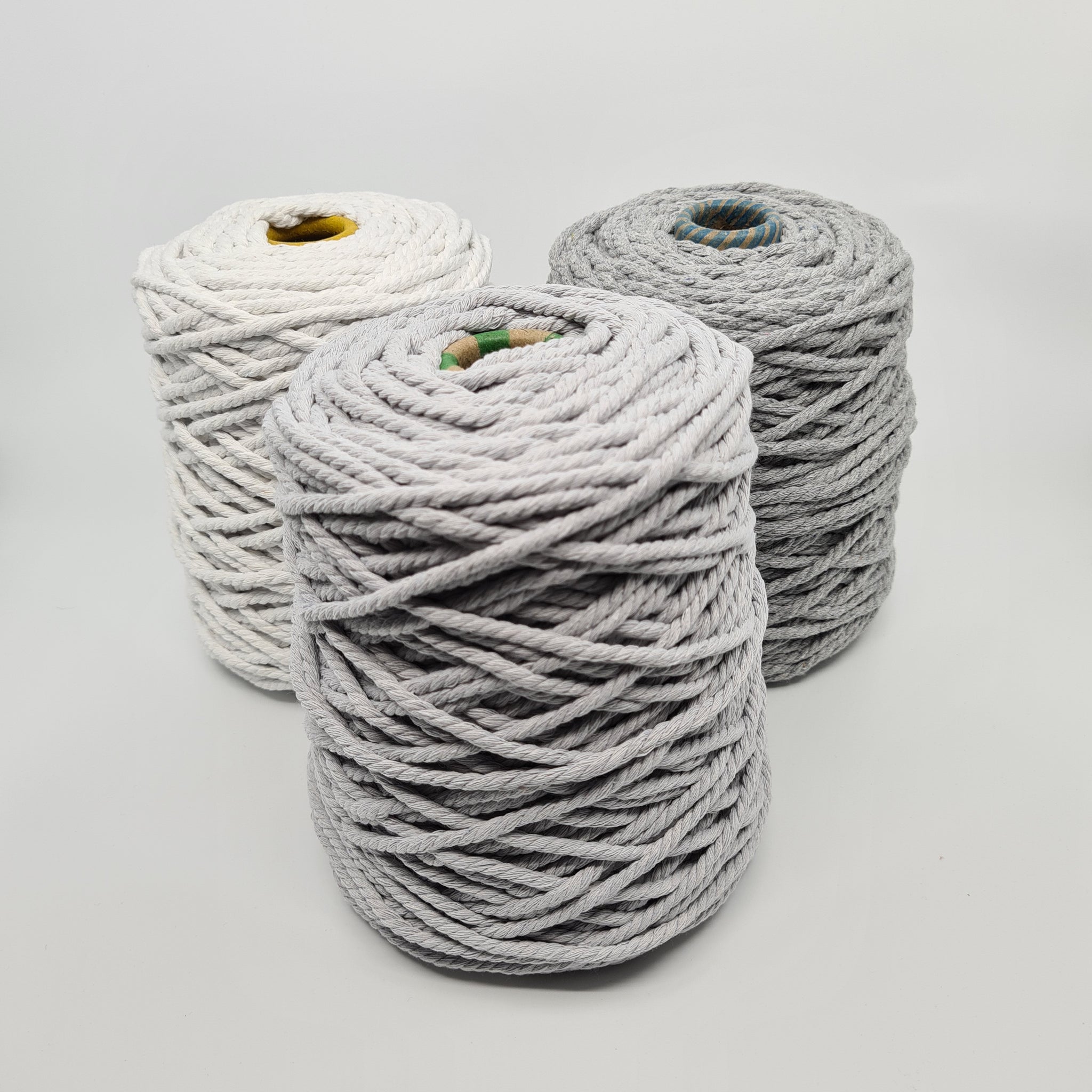 Macrame Cotton Rope - Soft Grey – MeCo Macrame