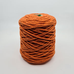 Macrame Cotton Rope - Tangerine